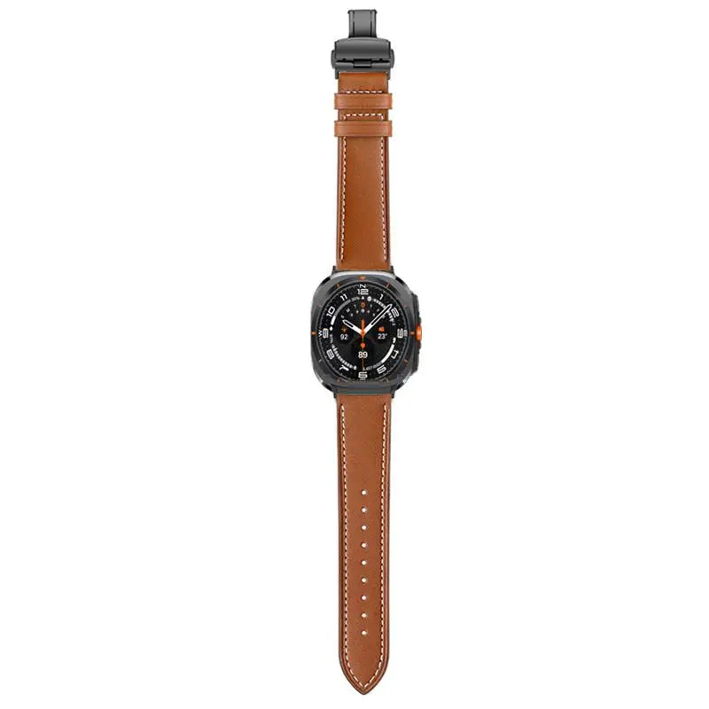 Premium Leather Band for Samsung Galaxy Watch Ultra – Elegant & Durable