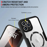 360 Full Cover Screen Protector MagSafe-Compatible Case for iPhone 16 Series