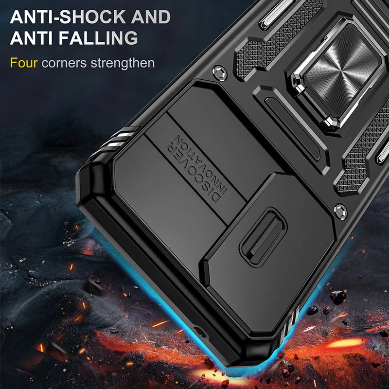 Rugged Armor Shockproof Case for Samsung Galaxy A55