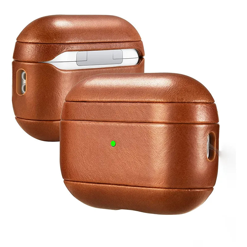 Luxury Retro Genuine Leather Protective Case for AirPods Pro 2
