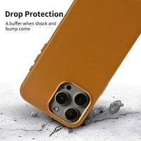 Eco-Friendly Leather MagSafe Case for iPhone 15 Series