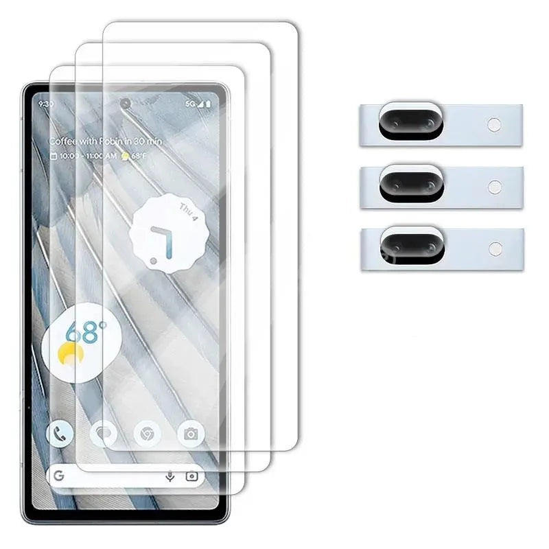 Tempered Glass Screen and Camera Protector for Google Pixel 7 Series