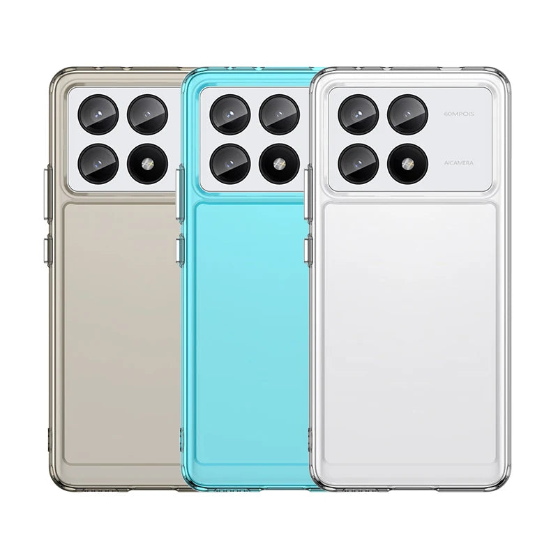 Soft Flexible TPU Phone Bumper Case for Xiaomi Poco X6 Pro