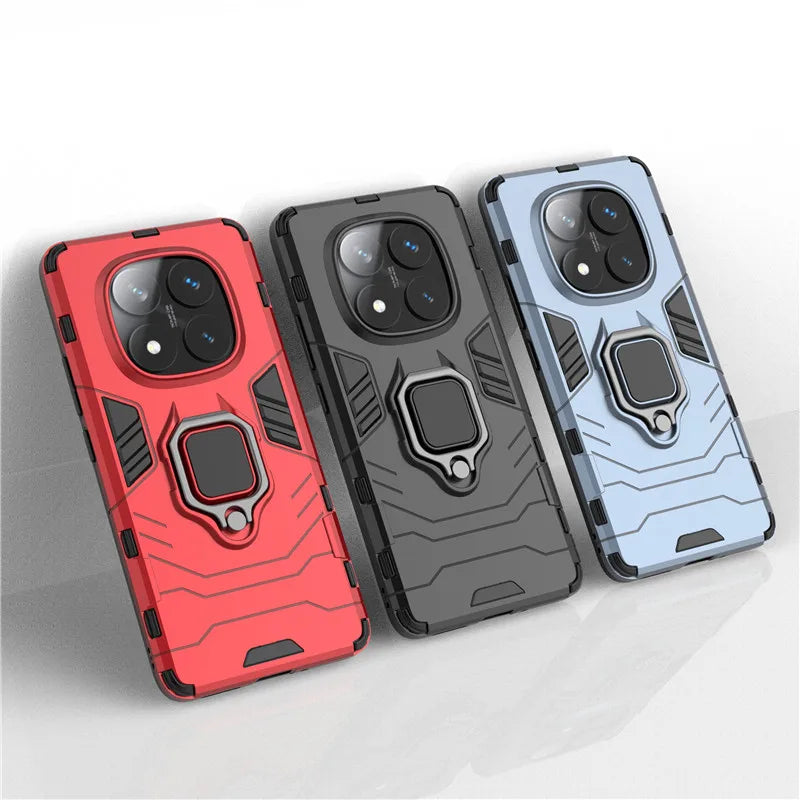 Durable Bumper Case with Ring Holder for Xiaomi Poco X7