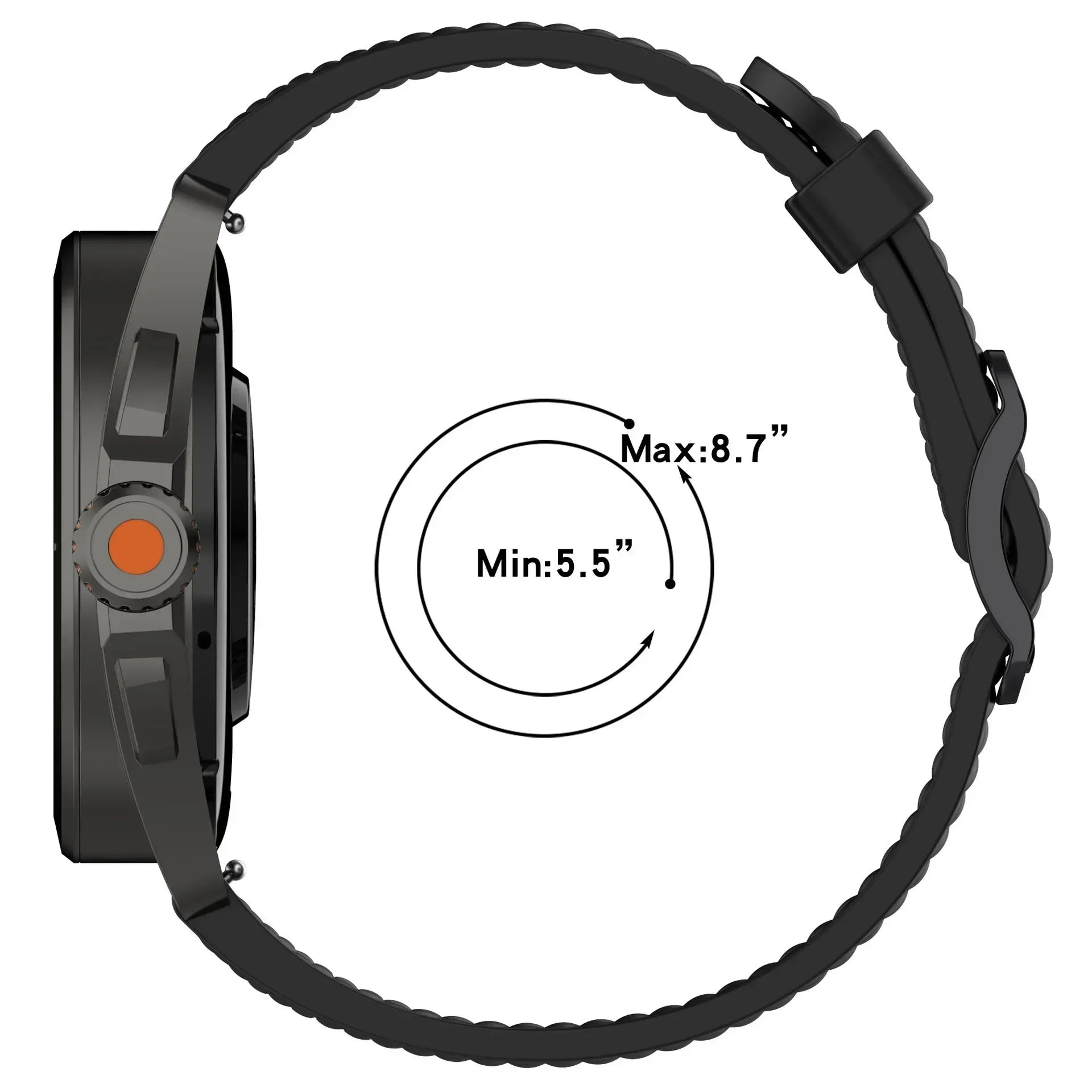 Breathable Silicone Replacement Strap for Redmi Watch 5 Active