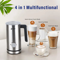 DEVISIB 4-in-1 Electric Milk Frother and Heater (EU Plug)