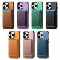 Stylish Magnetic Detachable Leather Wallet Case for iPhone 16 Series – Versatile & Chic