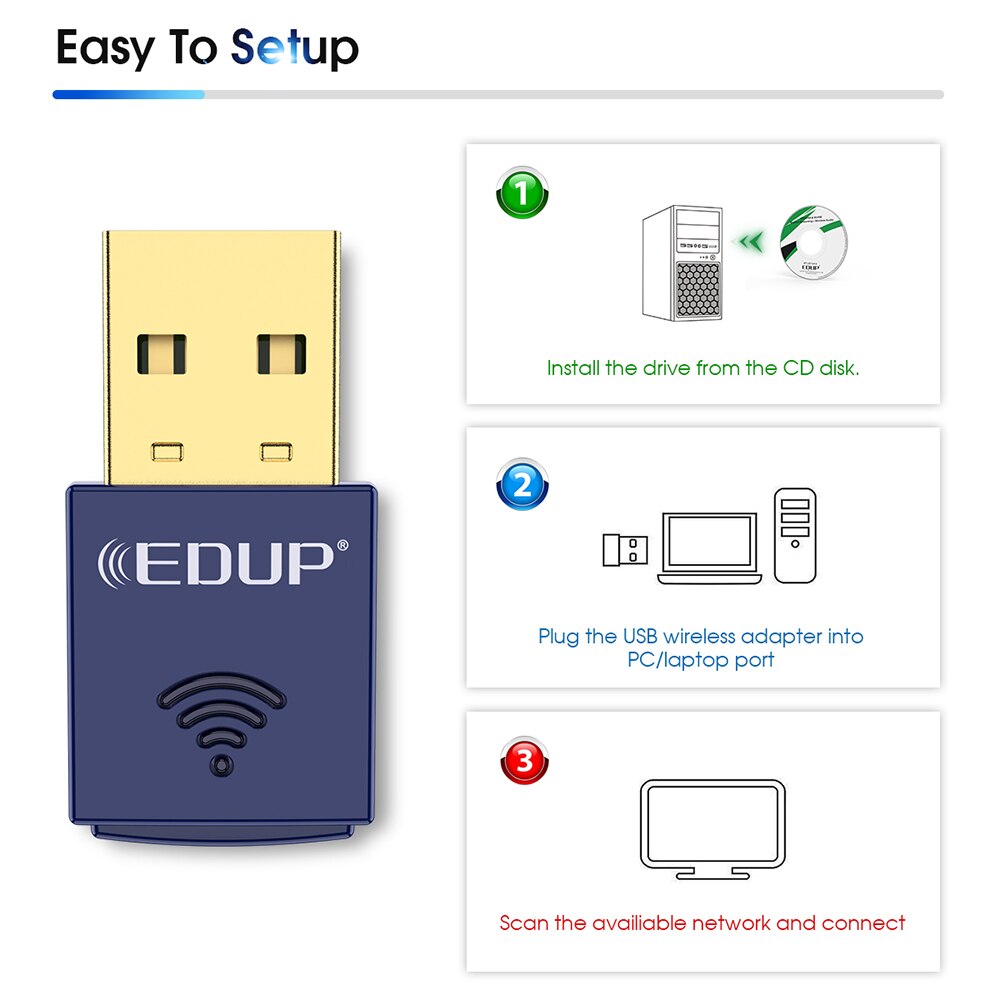 EDUP 150Mbps Mini WiFi Adapter