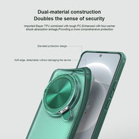 Clear Case with Foldable Lens Protection and Stand for Xiaomi 14 Ultra