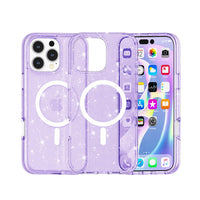 Non-Yellowing Glitter MagSafe Case for iPhone 16 Series