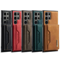 2-in-1 Detachable Wallet Card Holder Leather Phone Case for Samsung Galaxy S24 Series