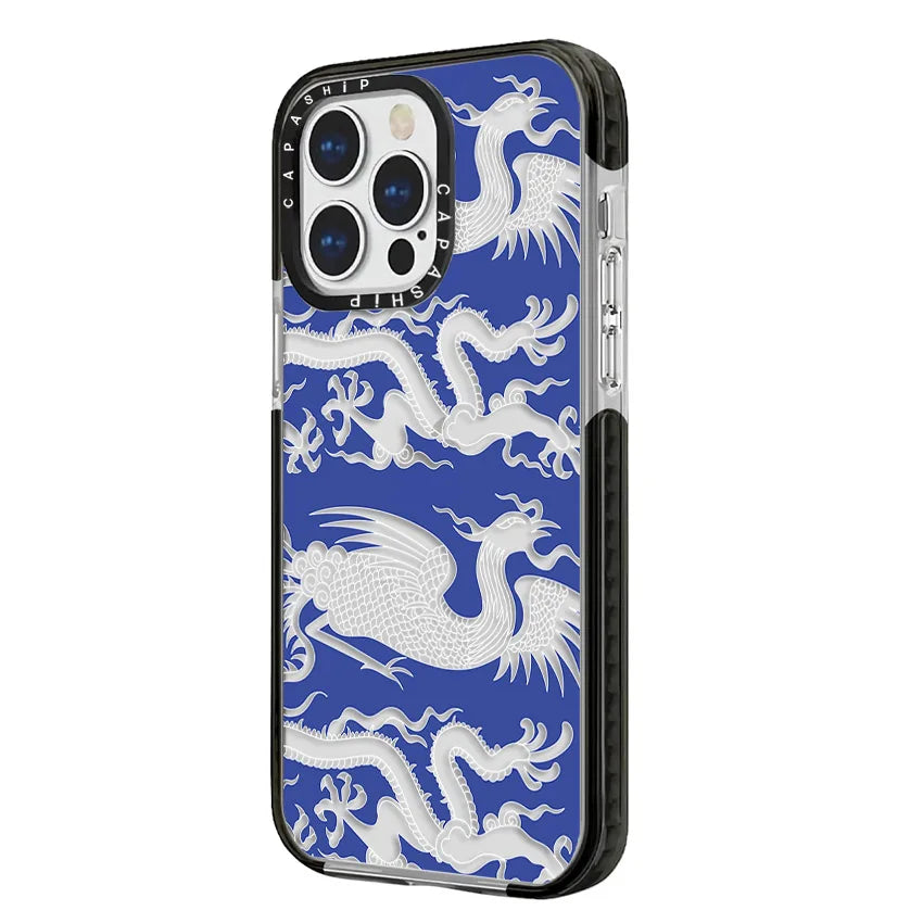 Dragon Totem Soft TPU Shockproof Back Case for iPhone 15 Series