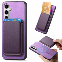 Detachable Wireless Charging Magnetic Wallet Leather Case for Samsung Galaxy S23 Series