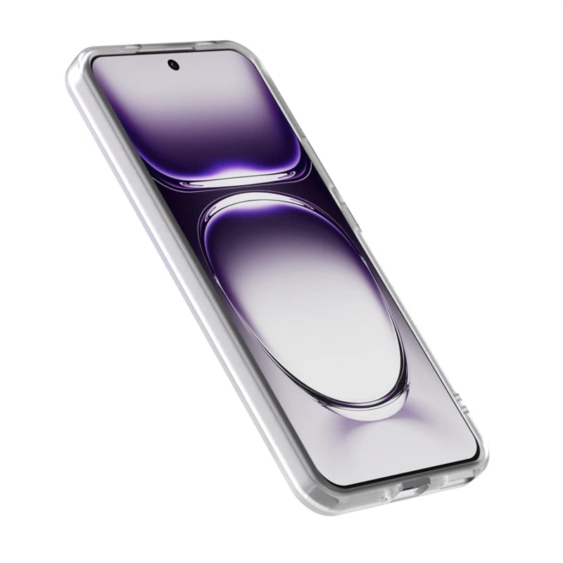 Frosted Transparent Silicone Matte Case for OPPO Reno12 Series