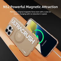 Luxury Translucent Frosted Shockproof MagSafe Case for iPhone 16 Series