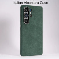 Luxury Italian Alcantara Case for Samsung Galaxy S25 Ultra