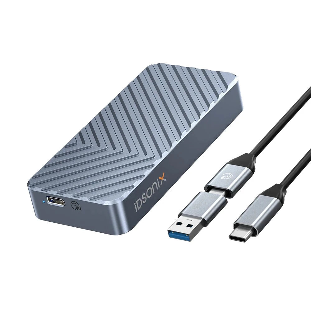 IDSONIX 40Gbps Thunderbolt 3 M.2 SSD Case