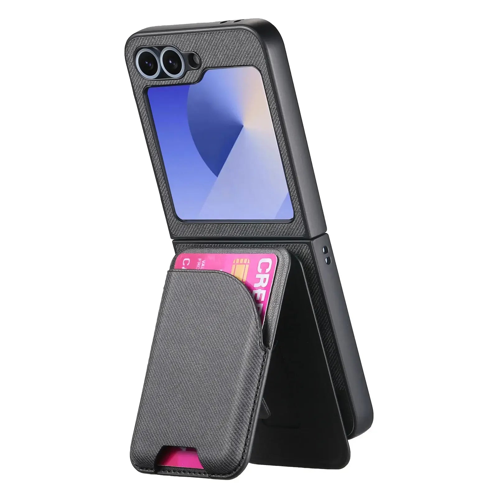 Versatile 2-in-1 Wallet Case with Detachable Design for Samsung Galaxy Z Flip 6