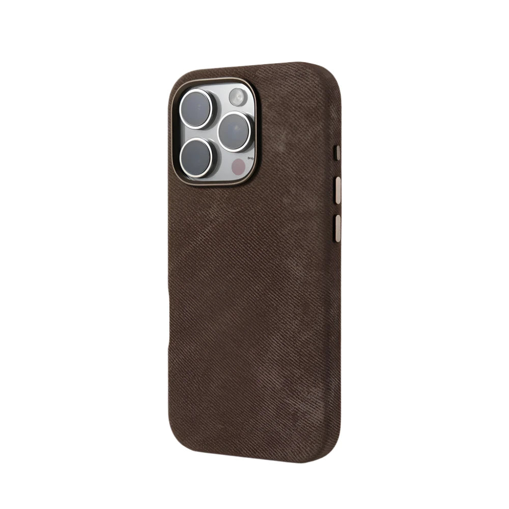 Leather MagSafe Case with Lens Protection for iPhone 16