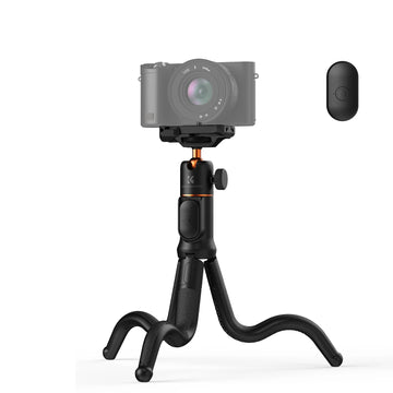 K&F Concept Extendable Flexible Camera Tripod with Bluetooth Remote Control