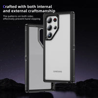 Frosted Anti-Slip Magnetic Suction Wireless Charging Phone Case for Samsung Galaxy S24 Series