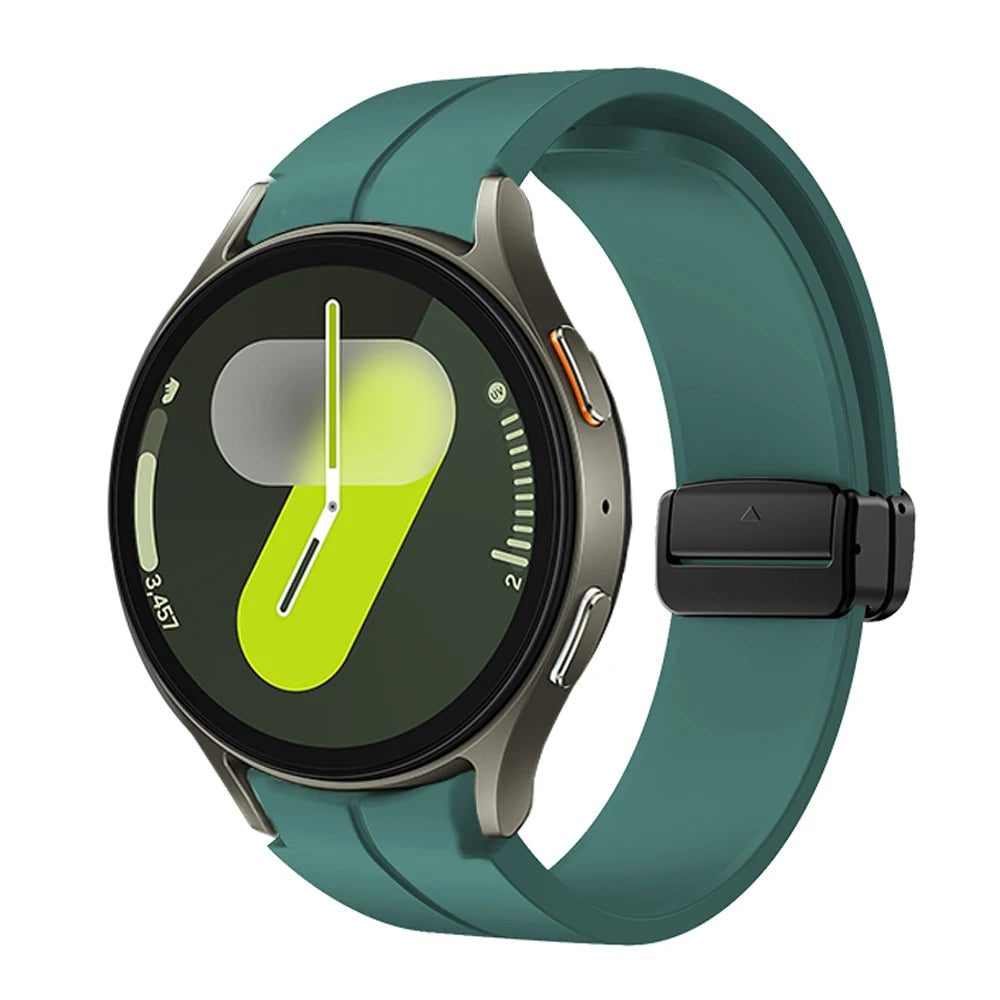 No-Gaps Strap with Magnetic Buckle for Samsung Galaxy Watch 7 - Secure & Stylish