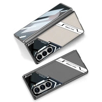 Electroplated Leather Phone Case for Samsung Galaxy Z Fold 5