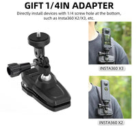 Backpack Clip Holder with Magnetic Mount for Action Cameras