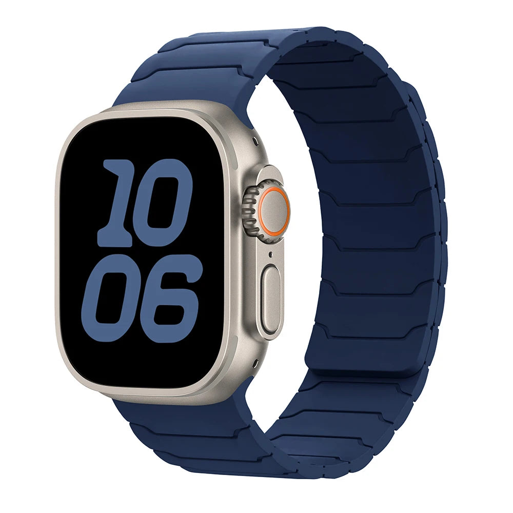 Flexible Silicone Magnetic Strap for Apple Watch