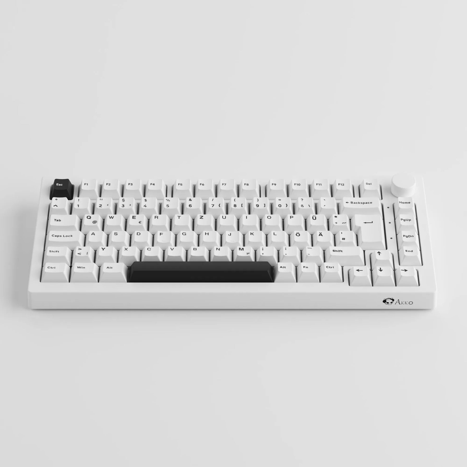 Akko 5075B Plus Black on White Mechanical Gaming Keyboard