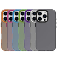 Frosted Transparent Silicone Case for iPhone 16 Series