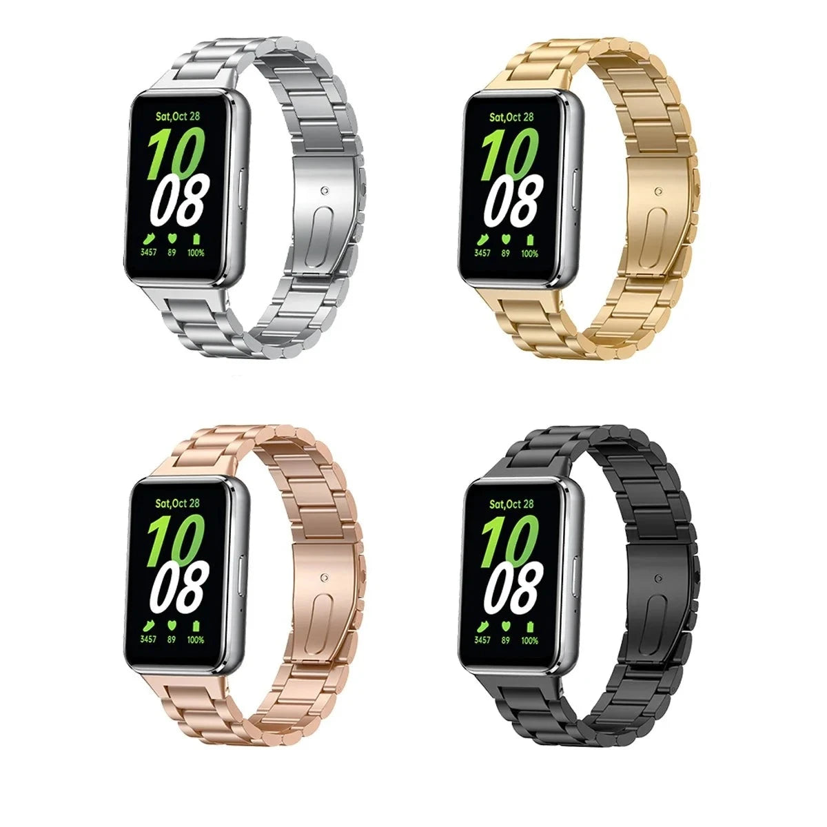 Stainless Steel Metal Strap Bracelet for Samsung Galaxy Fit3