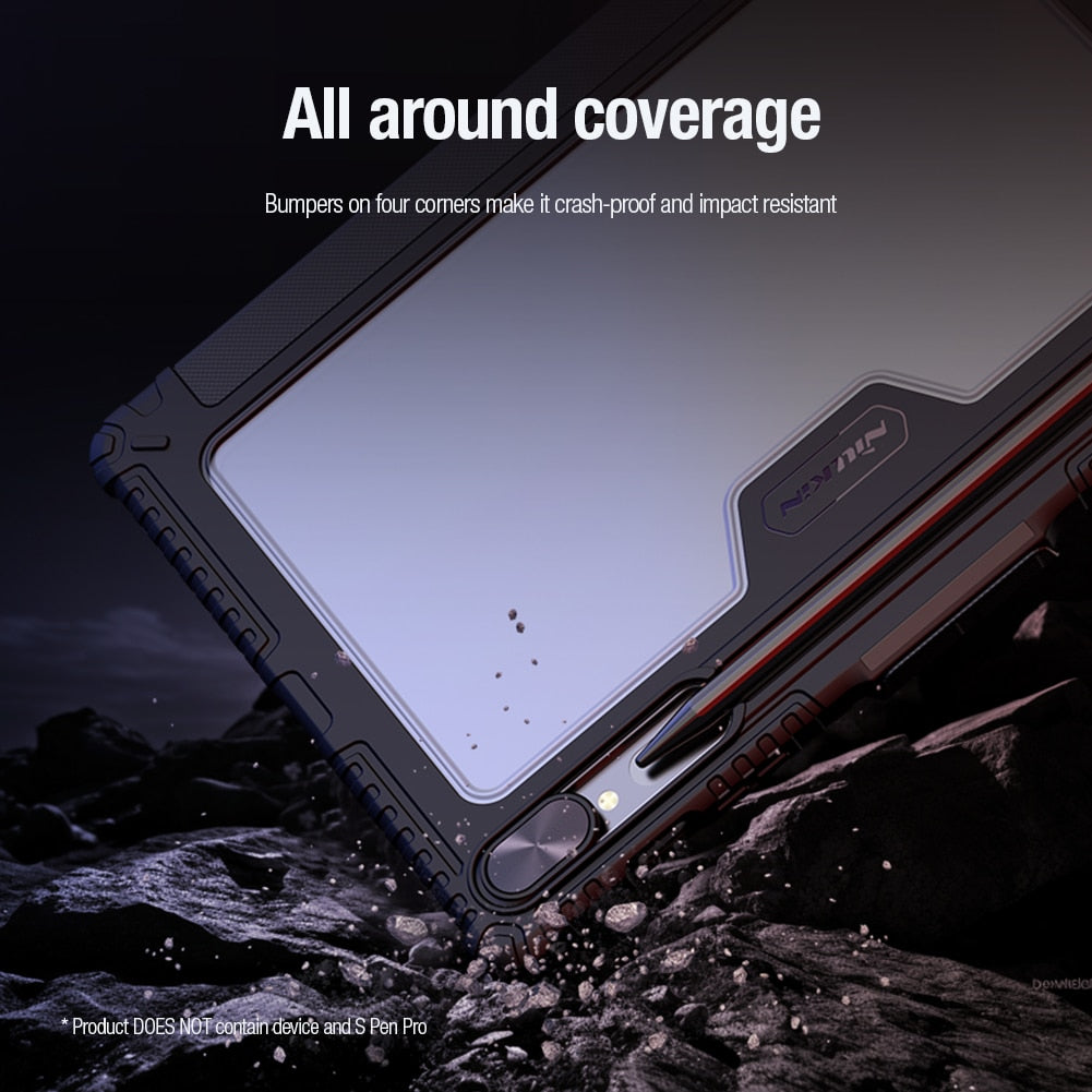 Multi-Angle Folding Cover with Camera Protection for Galaxy Tab S9 Series