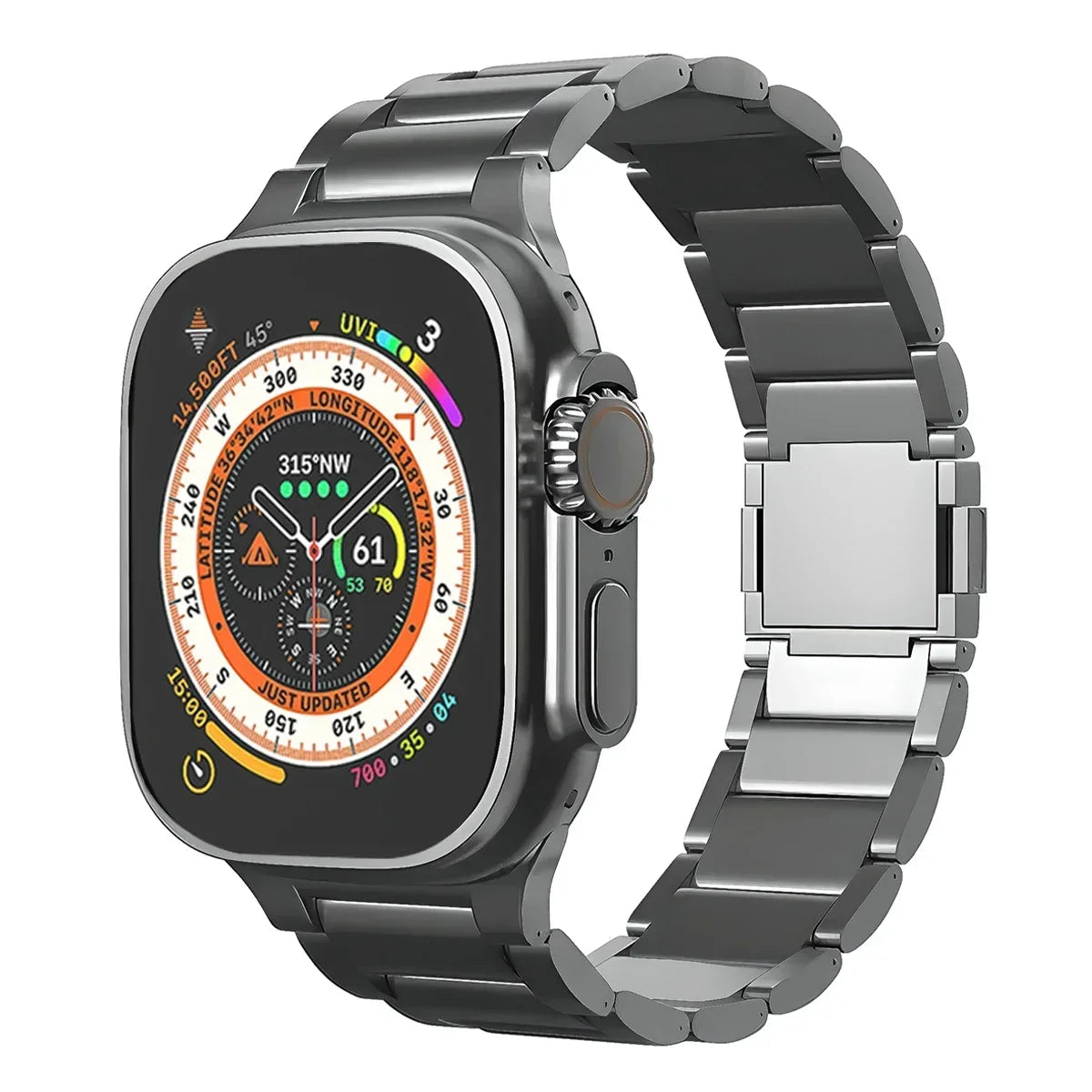 Luxury Titanium Magnetic Strap for Apple Watch