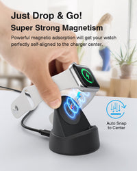 SIKAI Ultra-Fast Magnetic Wireless Charger Dock Station for Apple Watch