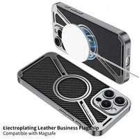 Stylish Magnetic Z Shape Business Case for iPhone 16 Series