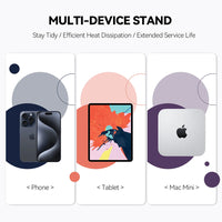 Mac Mini Hub with M.2 NVMe/SATA SSD Enclosure