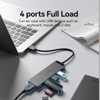 Vention 4-Port USB Type C to USB 3.0 Hub Adapter