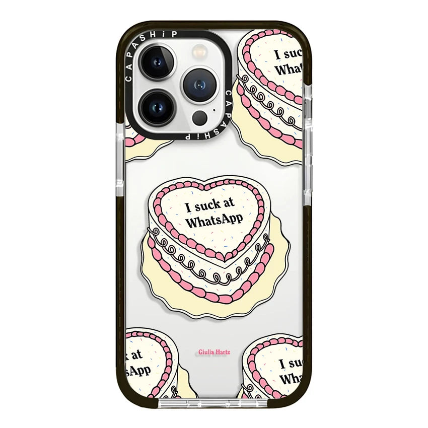 Chocolate Cake Pattern Soft TPU Shockproof Case for iPhone 15 Series