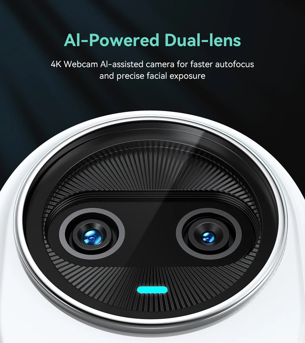 EMEET Piko Dual-Camera AI-Powered 4K Webcam