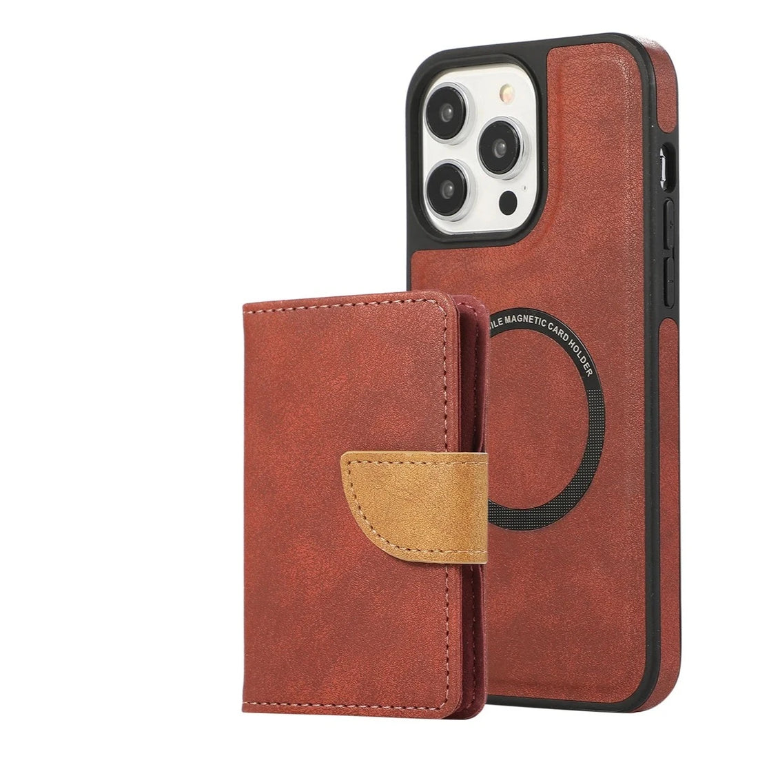 2-in-1 Magnetic Removable Wallet Case for iPhone 15 Series