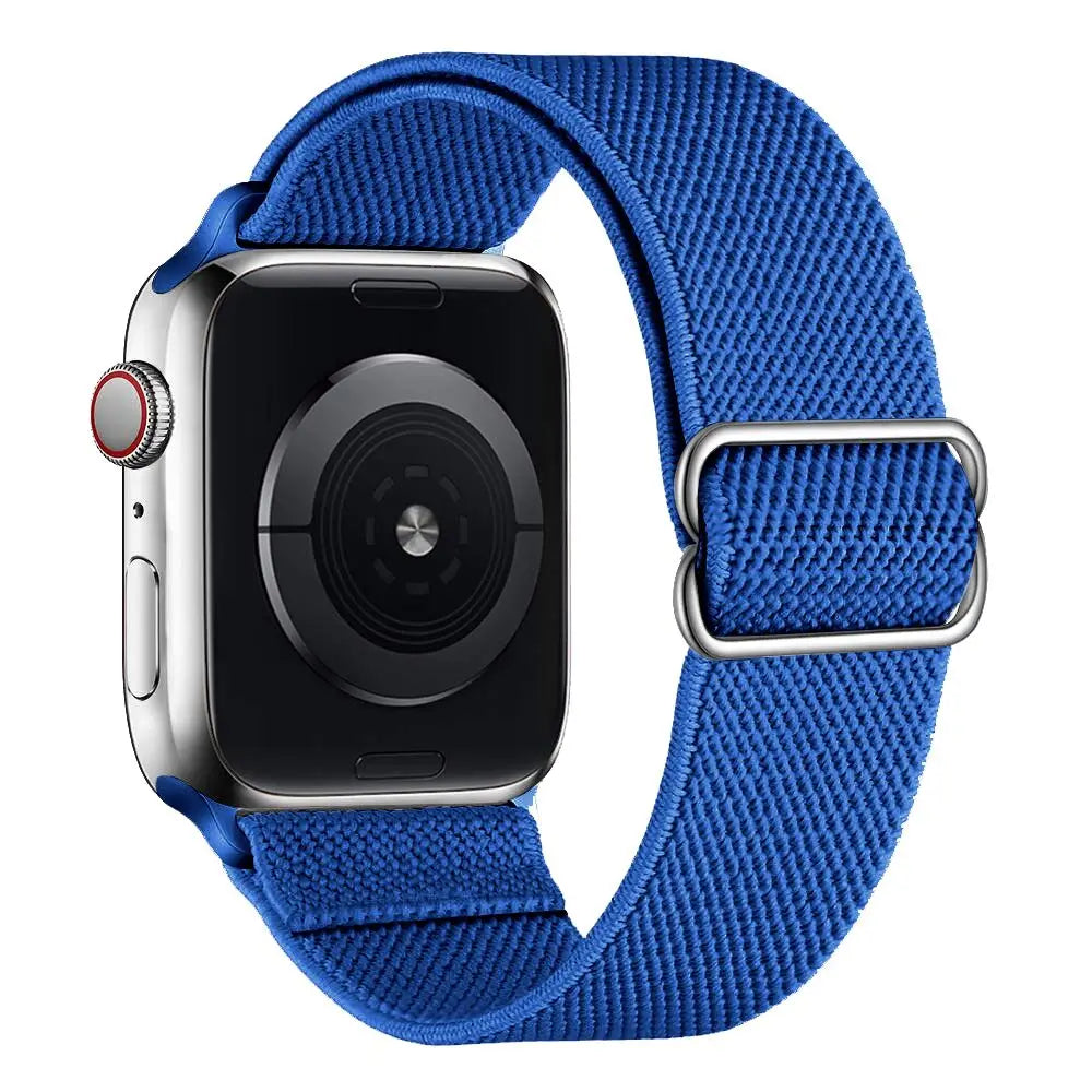 Elastic Nylon Scrunchie Strap for Apple Watch