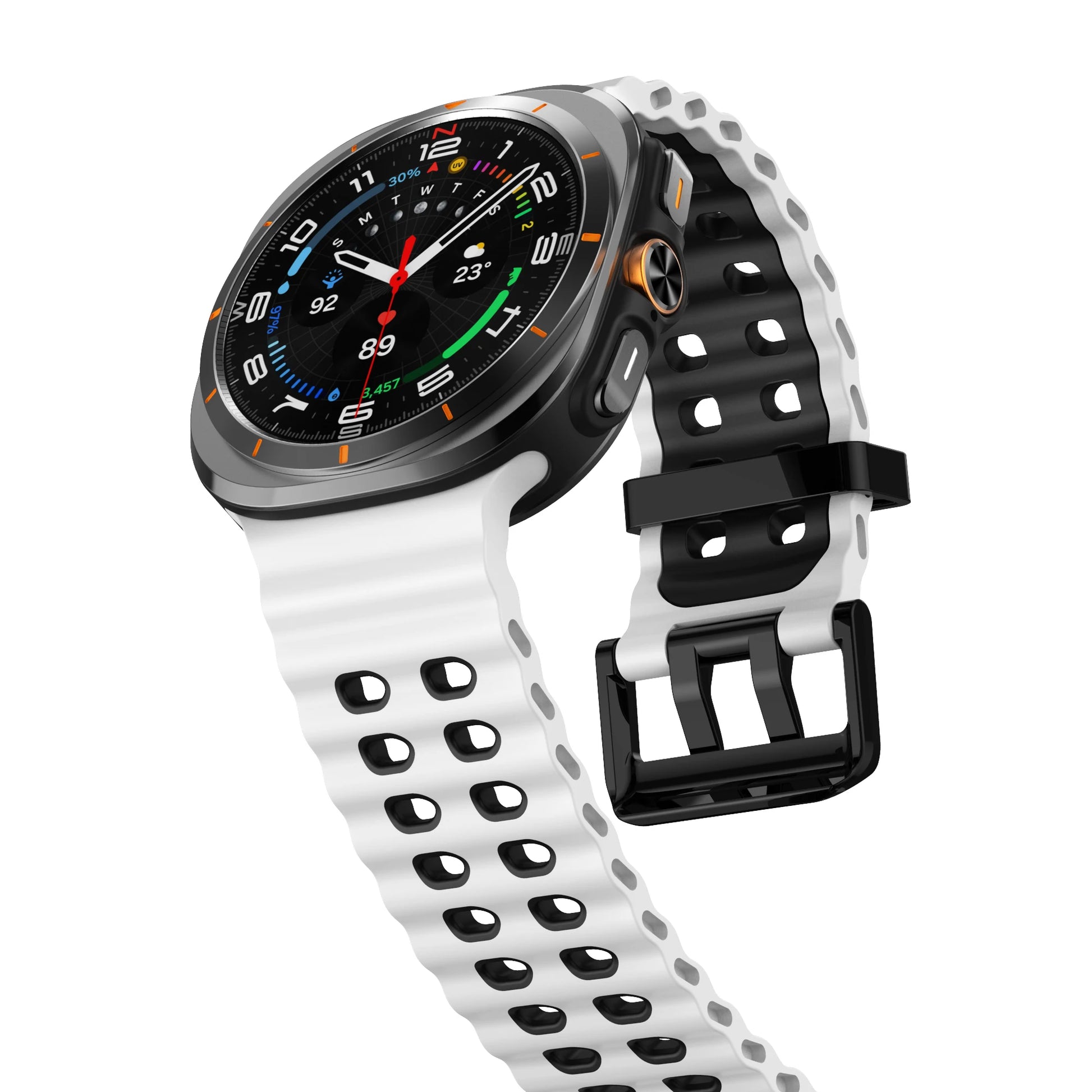 Two-Color Ocean Rubber Band for Samsung Galaxy Watch Ultra