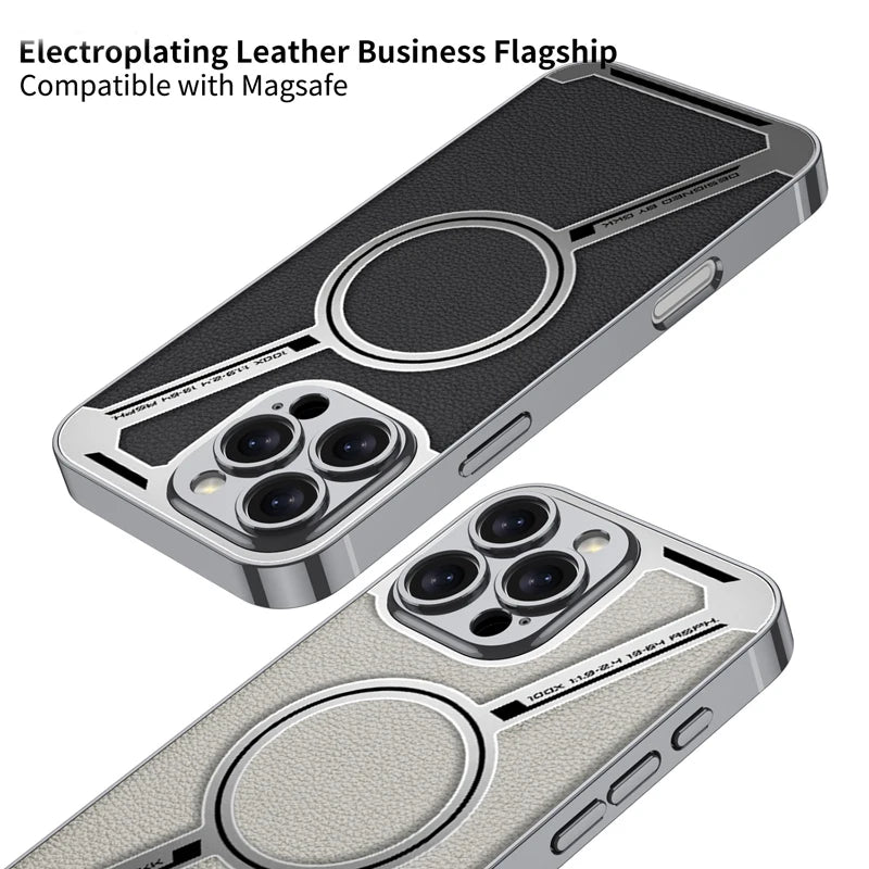 Stylish Magnetic Z Shape Business Case for iPhone 16 Series