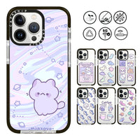 Cute Cartoon Animal Illustration Soft TPU Shockproof Back Case for iPhone 15 Series