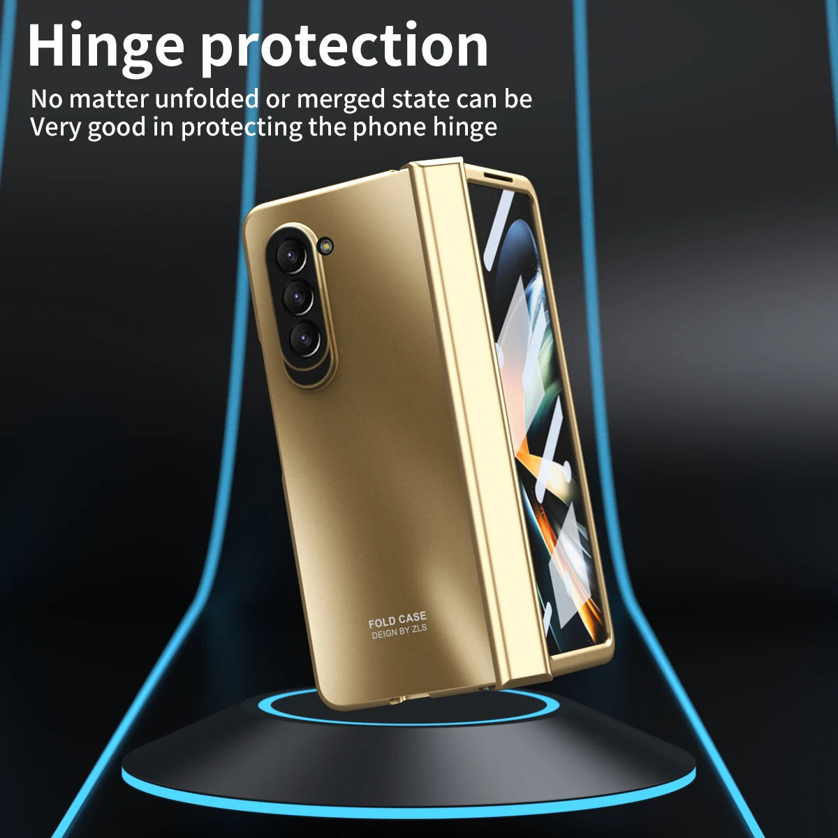 Full Protection Front Glass Film Case for Samsung Galaxy Z Fold 5