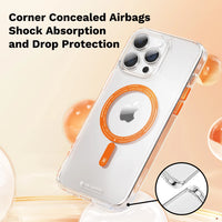 Shockproof Air Armor Transparent MagSafe Case for iPhone 15 Series