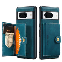 2-in-1 Detachable Leather Wallet Case with Card Bag for Google Pixel 8 Series