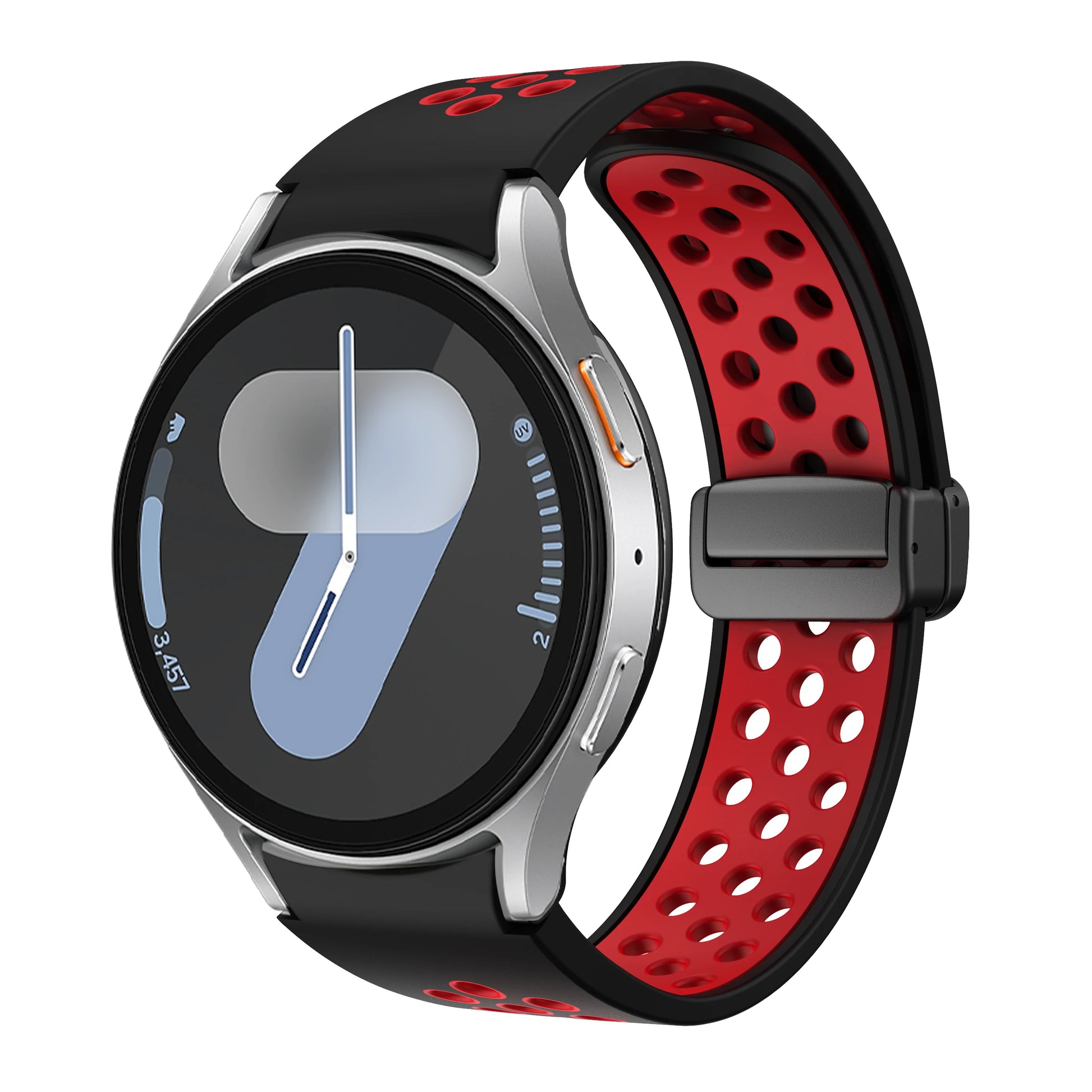 No Gaps Silicone Magnetic Strap for Samsung Galaxy Watch 7