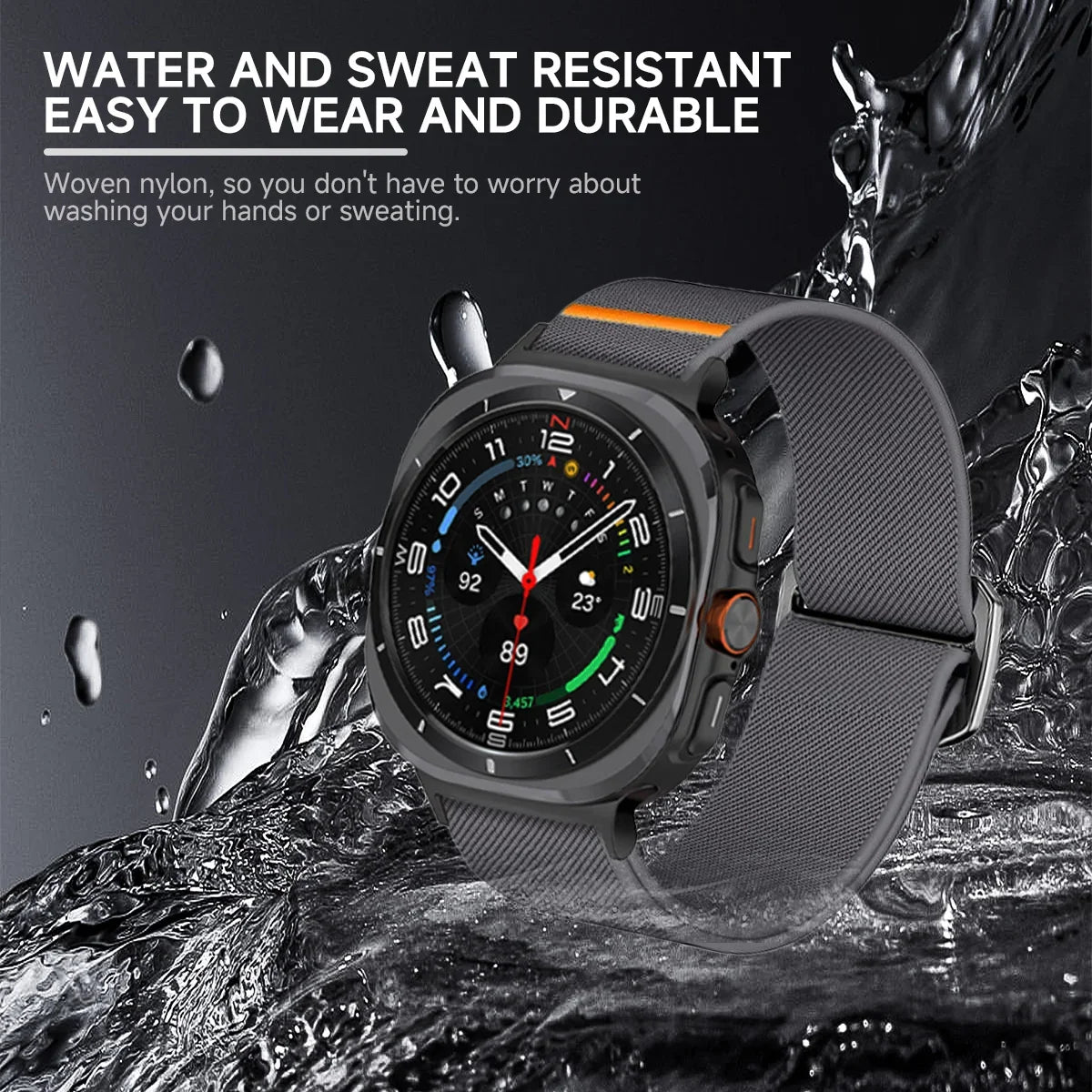 Elastic Nylon Sport Strap for Samsung Galaxy Watch Ultra